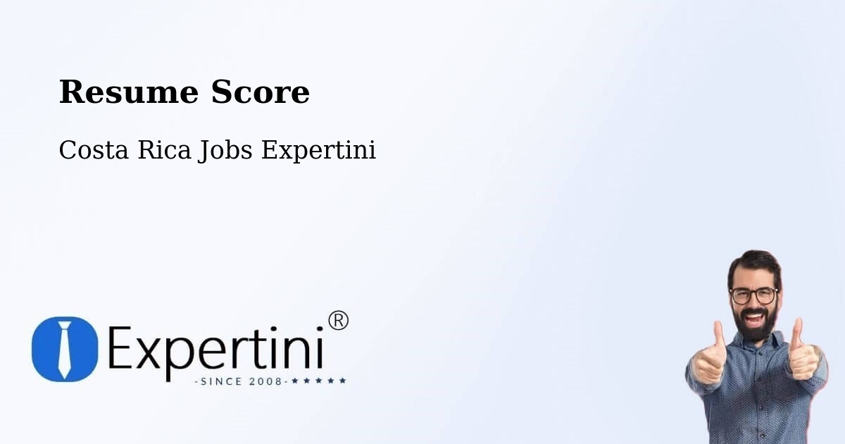 Resume Score & Job Description Match Tool – Parrita - Costa Rica Jobs Expertini